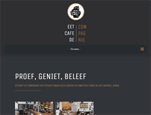 Tablet Screenshot of eetcafedecompagnie.nl